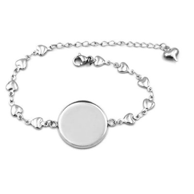 Bratara metalica cu suprafata sublimabila