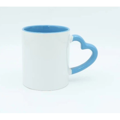 Cana interior si toarta inima albastru