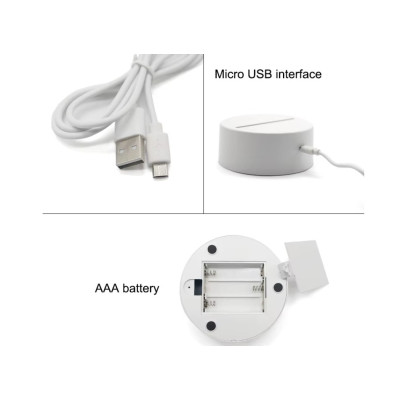 Ramă foto din acril sublimabilă cu telecomandă